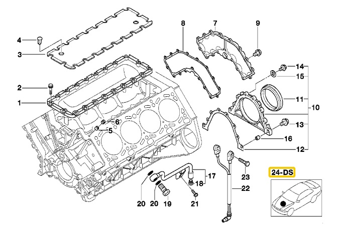 11110008361 BMW Engine Gasket Genuine Parts Best Price and Availability In Dubai Sharjah UAE