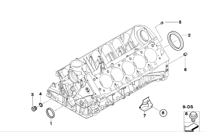 11110392985 BMW Engine Gasket Genuine Parts Best Price and Availability In Dubai Sharjah UAE
