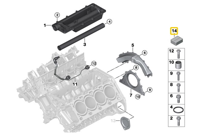 11112349047 BMW Gasket Kit Genuine Parts Best Price and Availability In Dubai Sharjah UAE