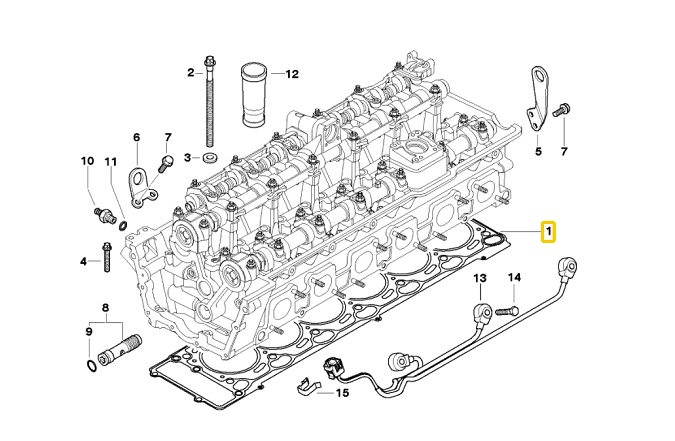 11127515147 BMW Engine Gasket Genuine Parts Best Price and Availability In Dubai Sharjah UAE